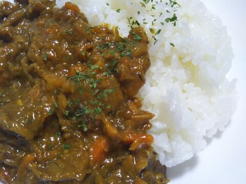 お肉の代わりに鯖缶でカレー